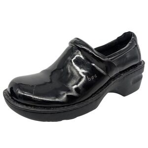 BOC Born Concept Black Slip On Peggy Clogs Shoes Women Size 9M